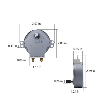 XPARTCO WB26X10038 Microwave Turntable Motor