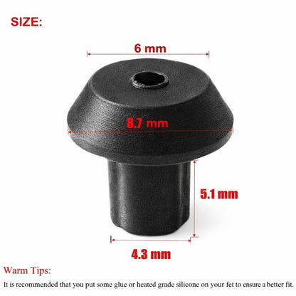 XPARTCO WB2K101 Burner Grate Rubber Foot  Parts-O-Matic