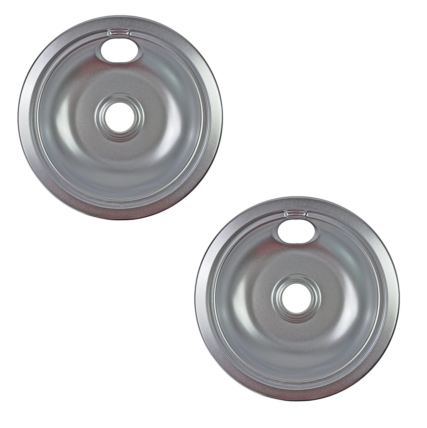 (2 Pack) WB31K5024CM 6" Burner Drip Pan Replaces WB31K5024  Parts-O-Matic