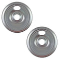(2 Pack) WB31K5025CM 8" Burner Drip Pan Replaces WB31K5025