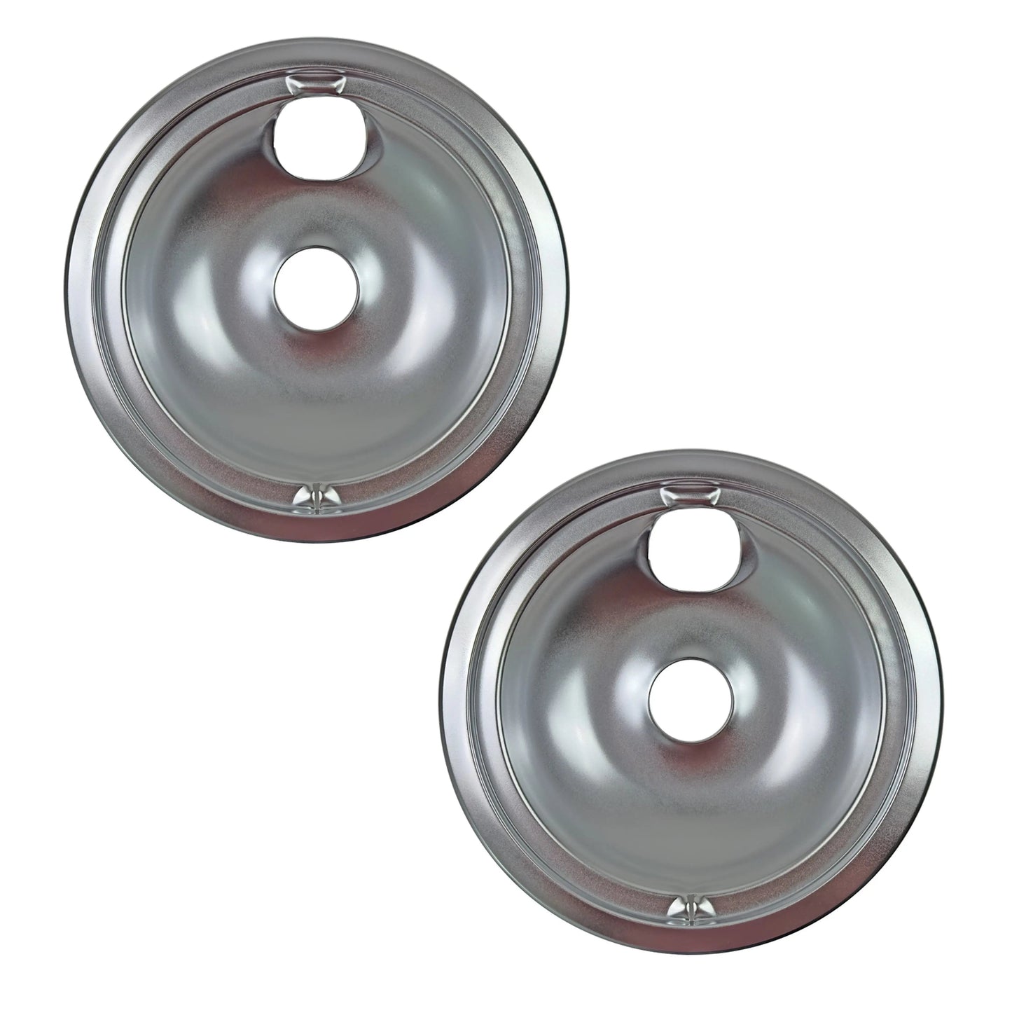 (2 Pack) WB31M15CM 8" Burner Drip Pan Replaces WB31M15  Parts-O-Matic