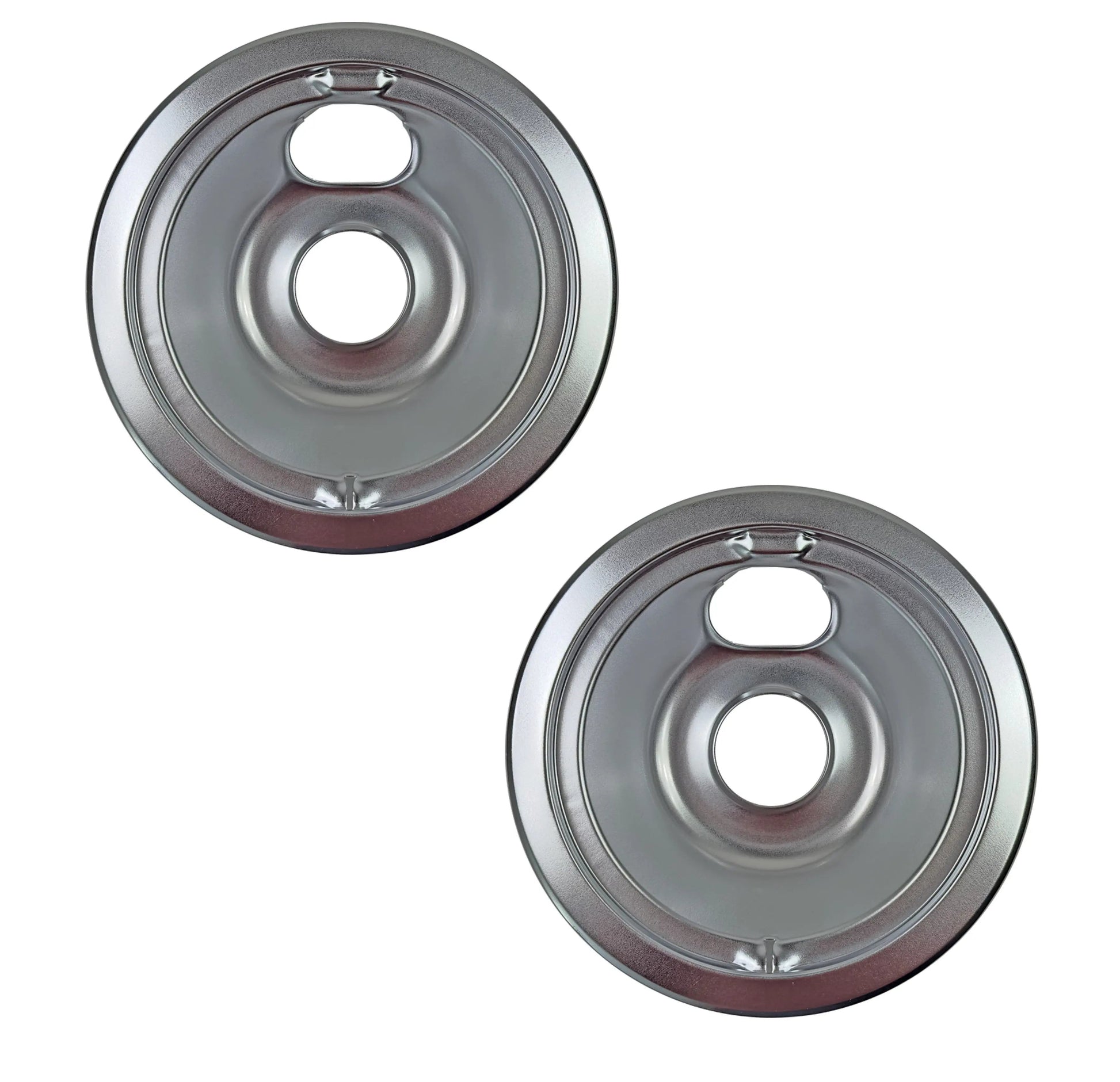 (2 Pack) WB31M16CM 6" Burner Drip Pan Replaces WB31K10265  Parts-O-Matic