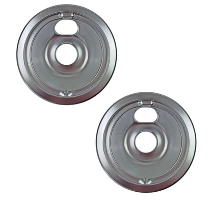 (2 Pack) WB31M16CM 6" Burner Drip Pan Replaces WB31K10265  Parts-O-Matic