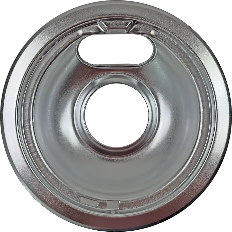 (2 Pack) WB32X107CM 6" Burner Drip Pan Replaces WB32X107  Parts-O-Matic