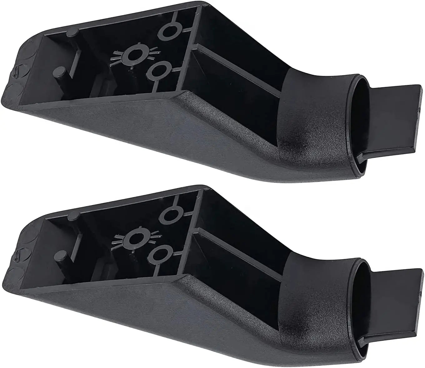 (2 Pack) WB7X7183CM Oven Door Handle Endcap (Black) Replaces WB7X7183 Choice Manufactured Parts