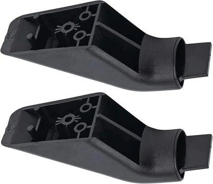 (2 Pack) WB7X7183CM Oven Door Handle Endcap (Black) Replaces WB7X7183 Choice Manufactured Parts