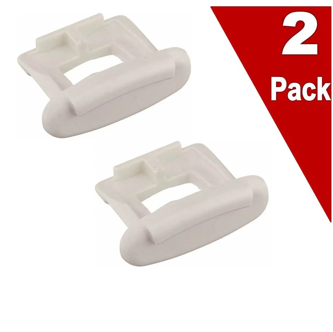 (2 Pack) WD12X10304 Genuine GE OEM Rack End Cap Clip GE