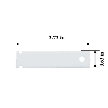 XPARTCO WE03X37317 Dryer Drum Glide  Parts-O-Matic