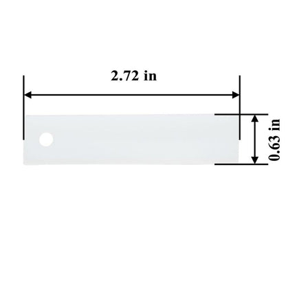 XPARTCO WE03X37318 Dryer Drum Slide Replaces WE1M504