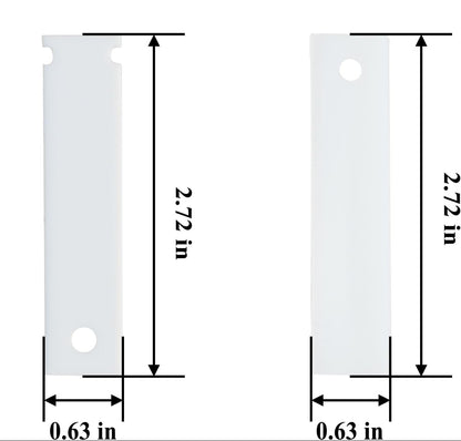 XPARTCO WE03X37317 - WE03X37318 Dryer Drum Glide Set