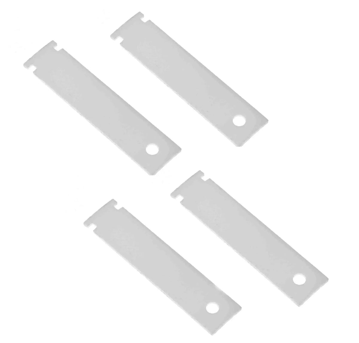 (4 Pack) WE1M1067CM Dryer Drum Glide Replaces WE03X37317 Choice Manufactured Parts