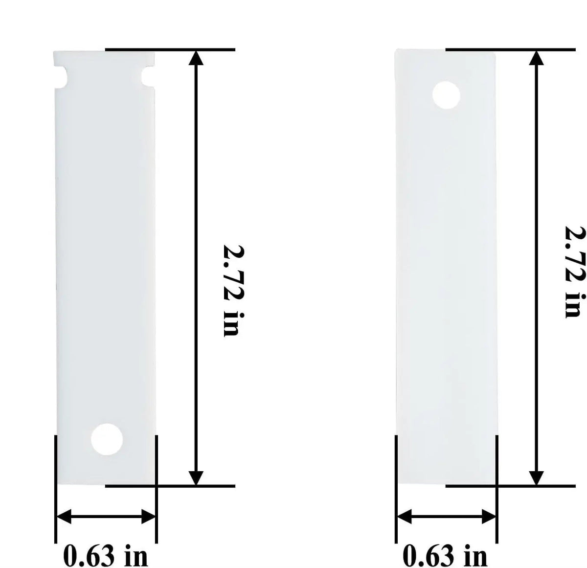 XPARTCO WE03X37317 - WE03X37318 Dryer Drum Glide Set  Parts-O-Matic