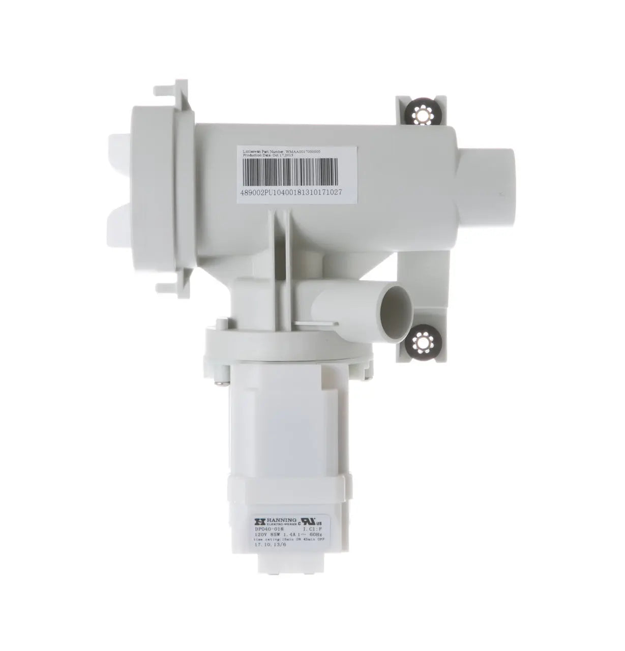 WH23X10026 Washer Genuine OEM Drain Pump Replaces WH23X10028  Parts-O-Matic