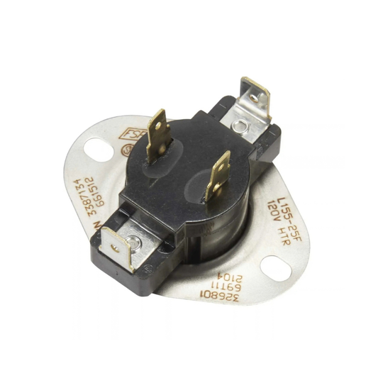 WP3387134 Dryer Genuine OEM Cycling Thermostat