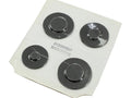 W10165810 Genuine OEM Surface Burner Cap Set Replaces WPW10165810