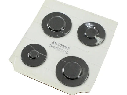 W10165810 Genuine OEM Surface Burner Cap Set Replaces WPW10165810  Parts-O-Matic