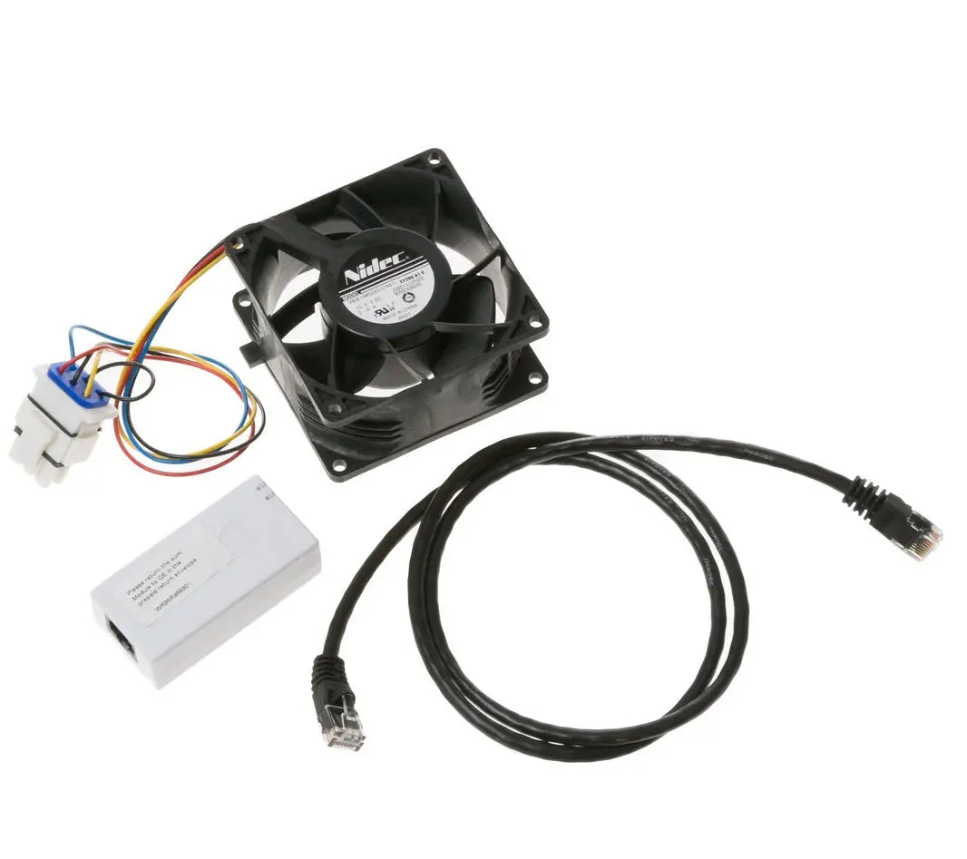 WR49X25197 Refrigerator Genuine OEM Axial Evaporator Motor Replaces WR60X26866  Parts-O-Matic