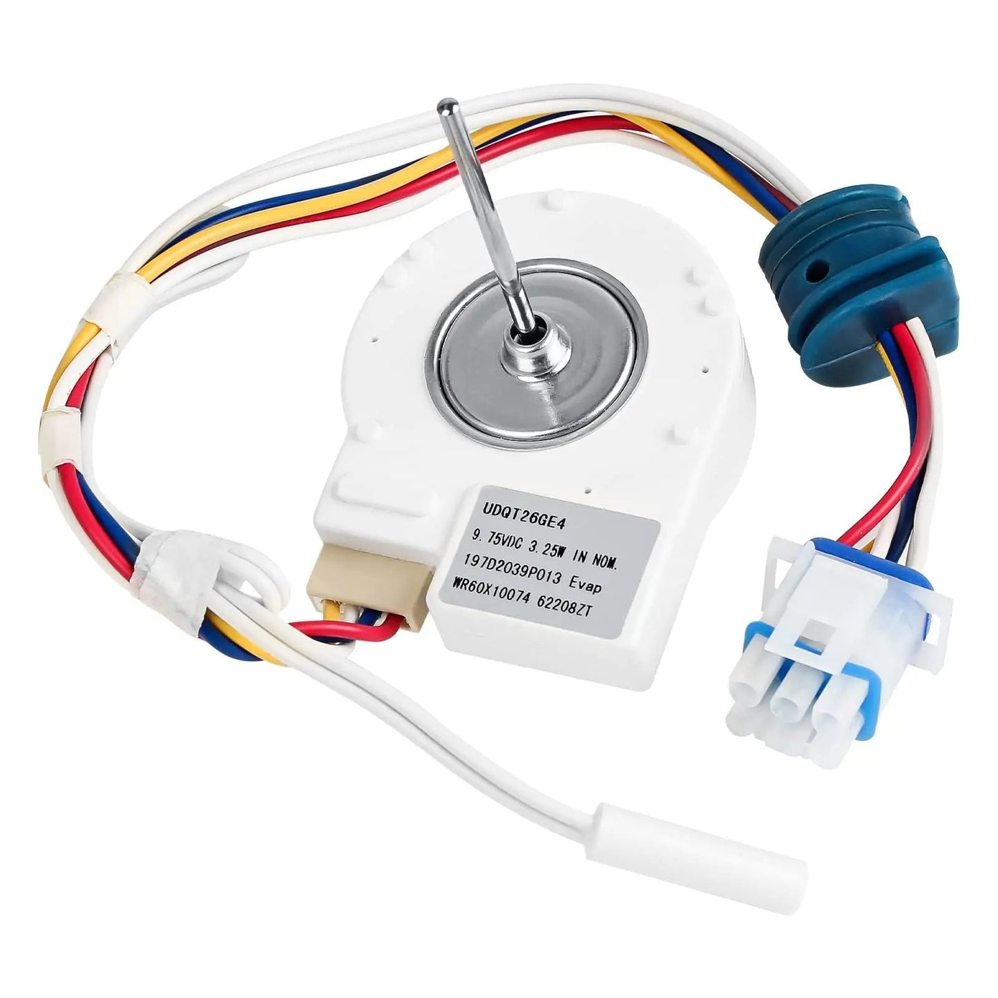 WR60X10074CM Refrigerator Evaporator Fan Motor Replaces WR60X10074  Parts-O-Matic