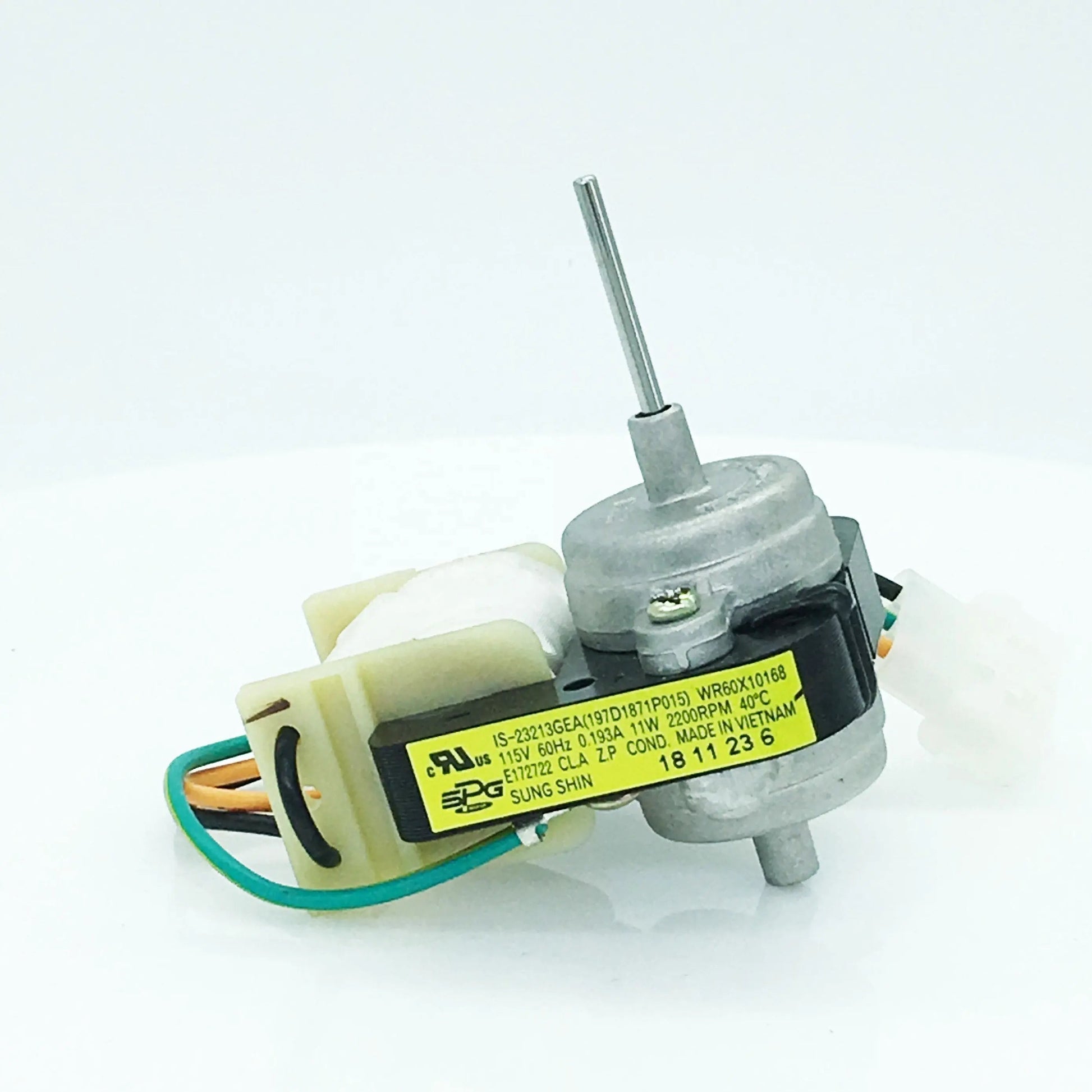 WR60X10168CM Refrigerator Condenser Fan Motor Replaces WR60X10168 Choice Manufactured Parts