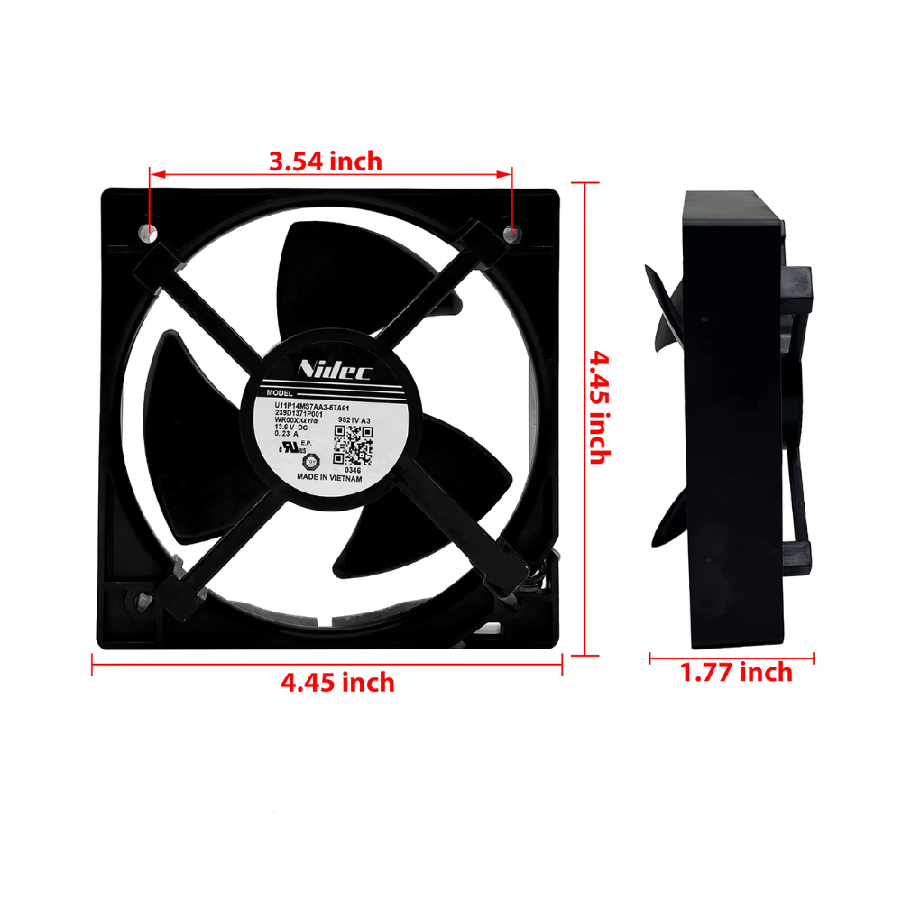 XPARTCO WR60X25858 Refrigerator Evaporator Fan Motor