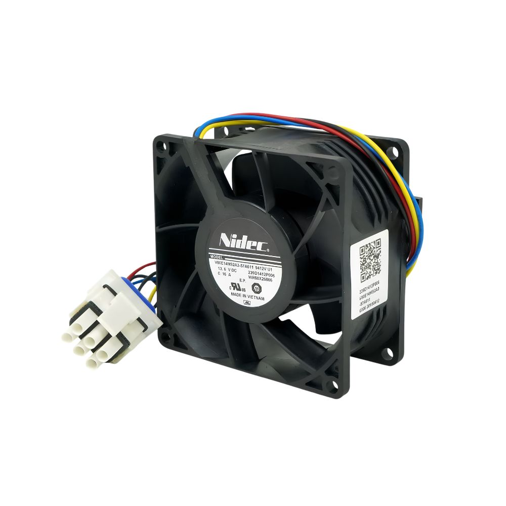 WR60X26866 Refrigerator Genuine OEM Axial Evaporator Motor  Parts-O-Matic