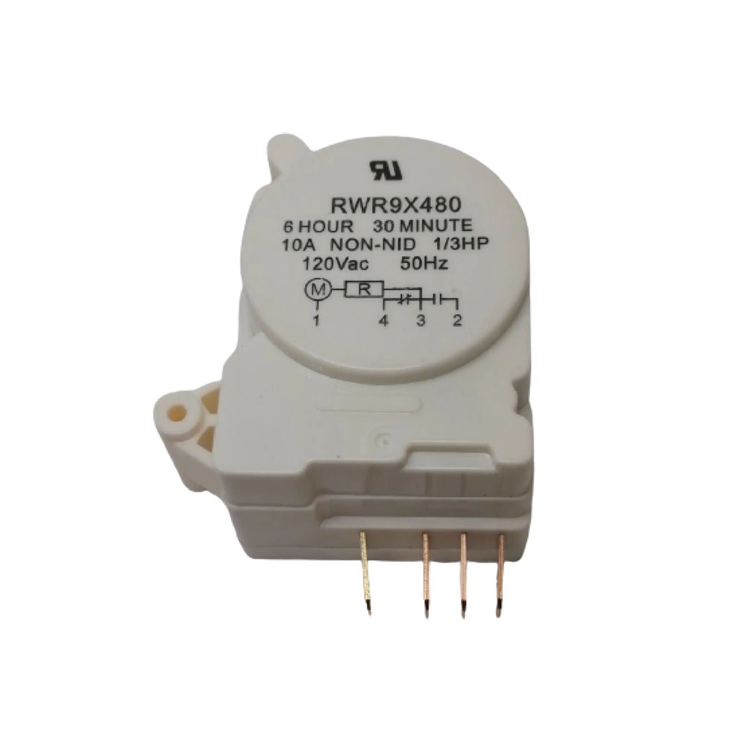 WR9X480CM Refrigerator Defrost Timer Replaces WR9X480 Choice Manufactured Parts