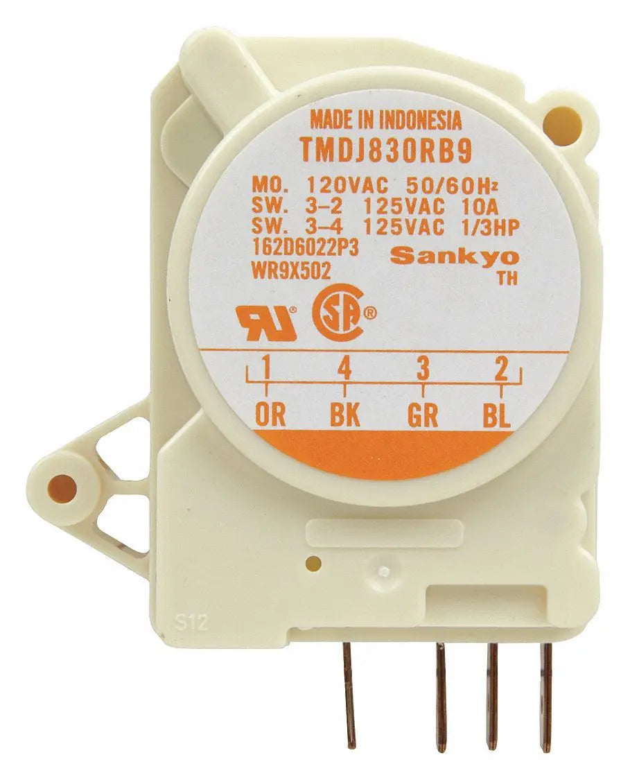 WR9X502 Refrigerator Genuine OEM Defrost Timer  Parts-O-Matic