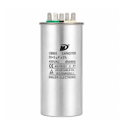 XPDC50X5-450R HVAC ROUND DUAL RUN CAPACITOR | 50+5 MFD 450 Volts  Parts-O-Matic