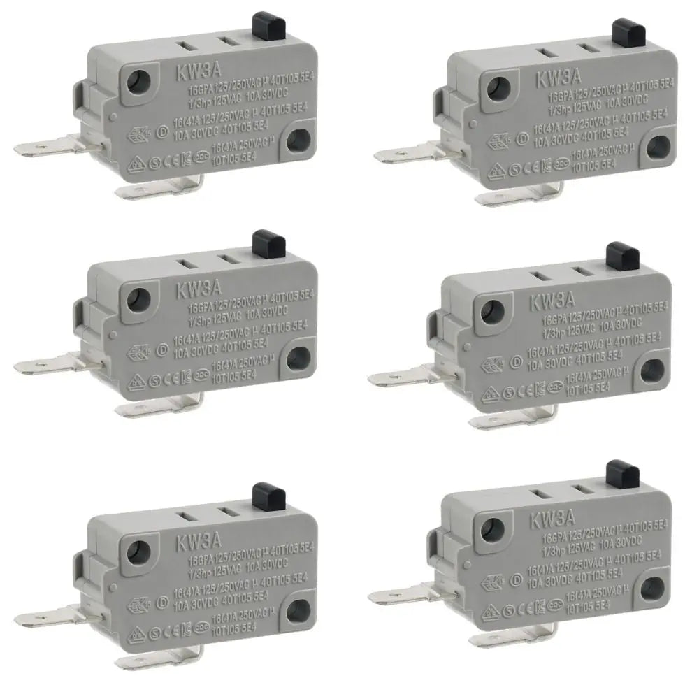 (6 Pack) XPG497 Microwave Door Switch (Normally Open)  Parts-O-Matic
