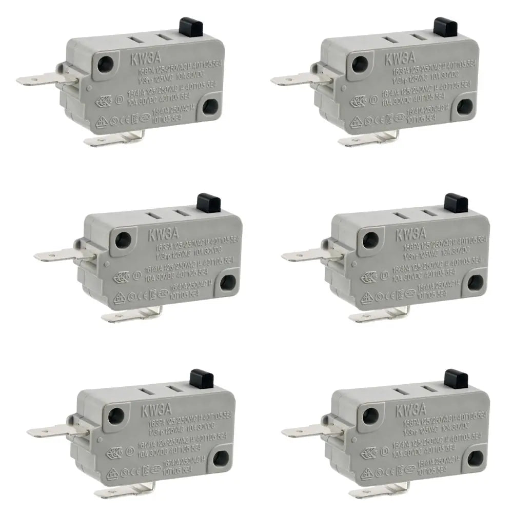 (6 Pack) XPG499 Microwave Door Switch (Normally Closed)  Parts-O-Matic