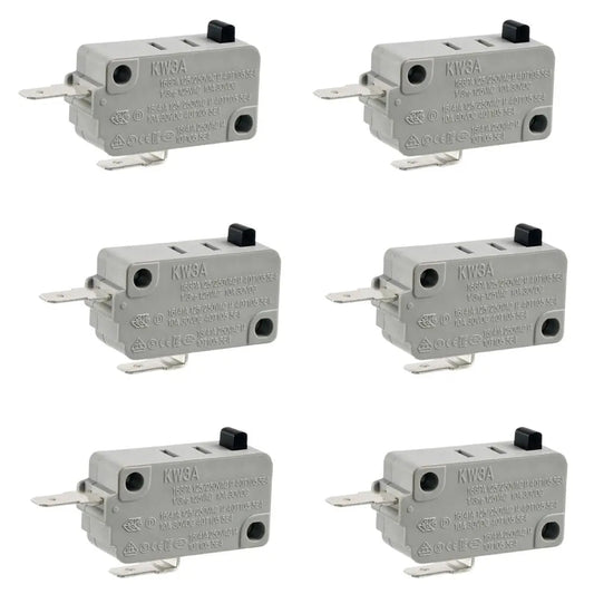 (6 Pack) XPG499 Microwave Door Switch (Normally Closed)  Parts-O-Matic