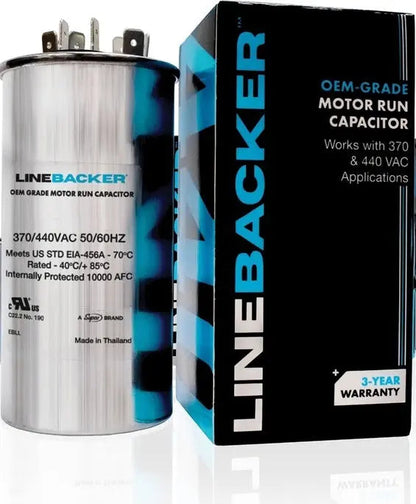 LCD60+5X440R HVAC ROUND DUAL RUN CAPACITOR | 60+5 MFD 440 Volts  Parts-O-Matic