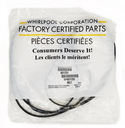 WP40111201 Genuine Whirlpool OEM Dryer Drum Belt Whirlpool