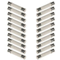 (20 PK) XP20A-SB Ceramic Line Fuse, Slow Blow, 20A - 6.35 x 32 mm