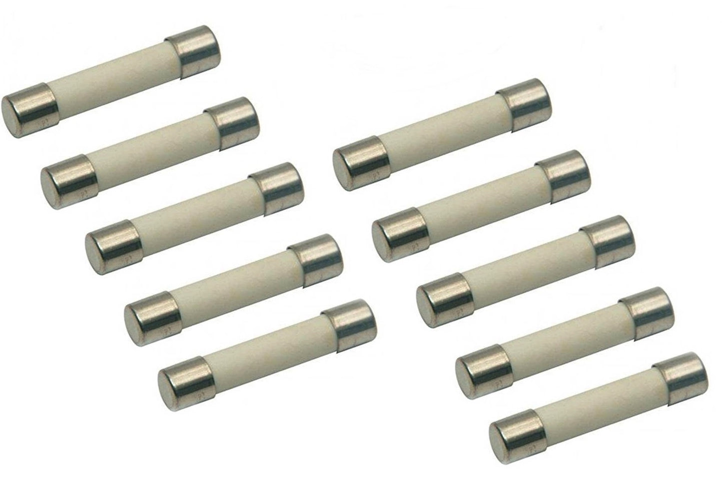 (10 Pack) EXP20A Ceramic Line Fuse, Fast Blow,  20A