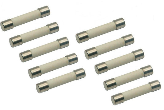 (10 Pack) EXP20A Ceramic Line Fuse, Fast Blow,  20A