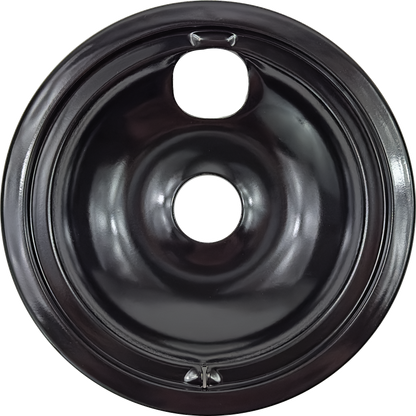 (2 Pack) W10290350CM Porcelain 8" Drip Pan Replaces WPW10290350