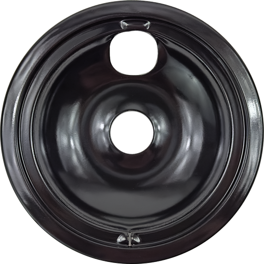 (2 Pack) W10290350CM Porcelain 8" Drip Pan Replaces WPW10290350