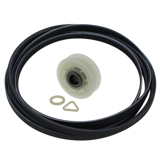 EXP652 Dryer Belt and Idler Pulley Replaces WPW10112954, 279640